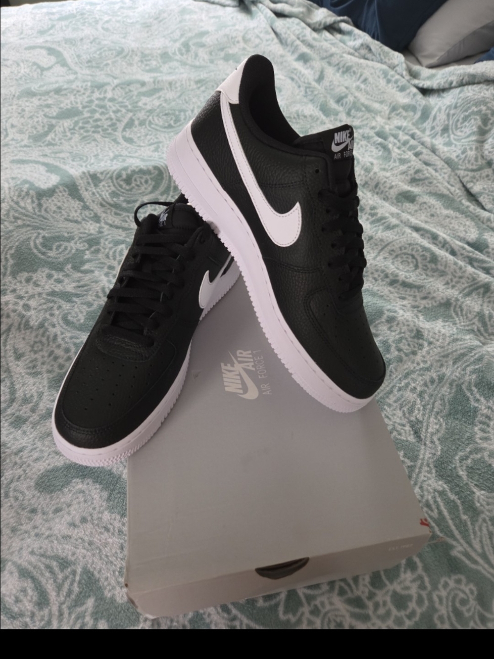 Nike Black and White Low-Top Sneakers